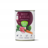 Natura Diet Pâtée Beef & Vegs 400g pour chiens - Bien-être et nutrition