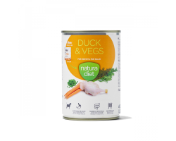 Pâtée Natura Diet au canard & légumes pour chien - 400g