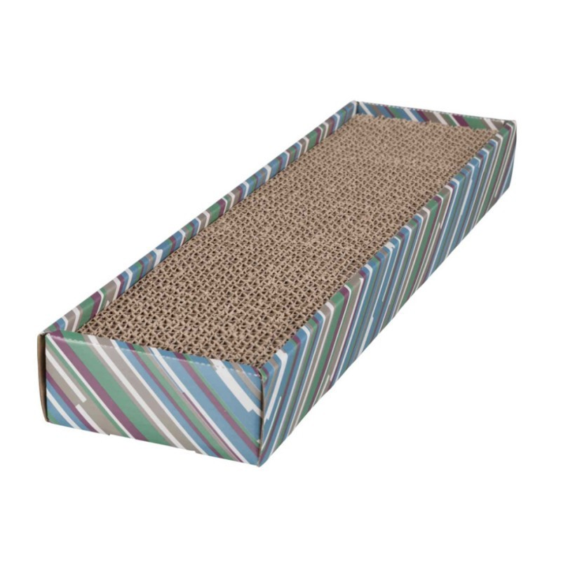 Plaque griffoir Scratchy pour chats - Accessoire en carton