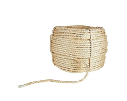 Corde en sisal naturel 10mm pour griffoirs - Vendu au mètre