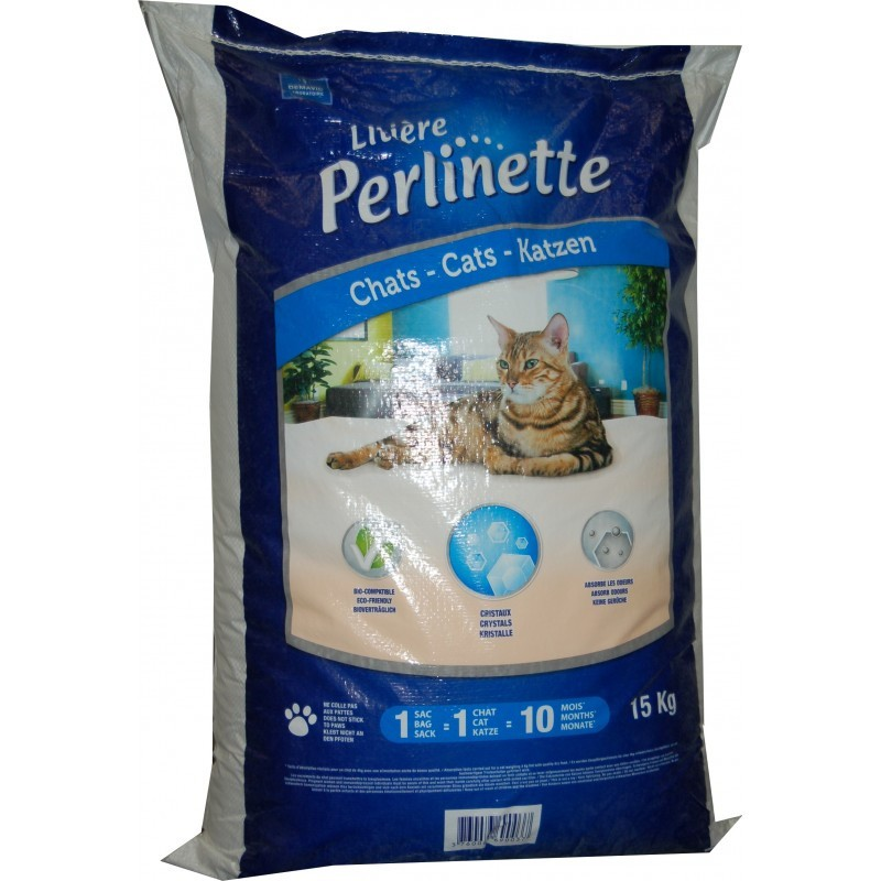 Perlinette irrégulière 15kg - Litière pour Chats de Haute Qualité