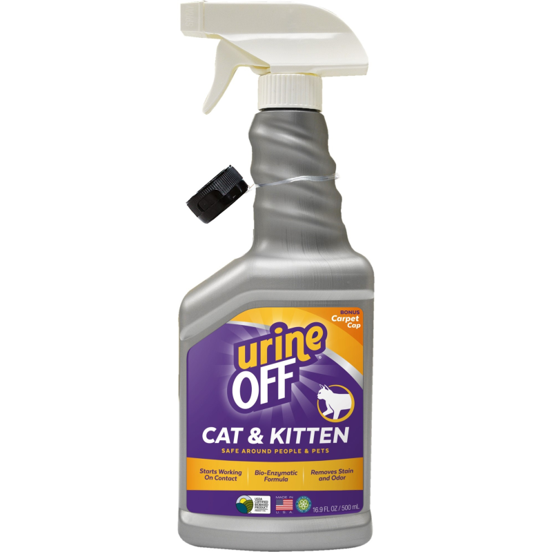 URINE OFF Spray Chat ou Chaton 500ml - Élimination des Odeurs
