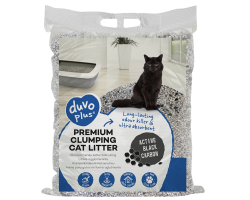 Litière premium active black carbon 12litres | Solution optimale pour chats