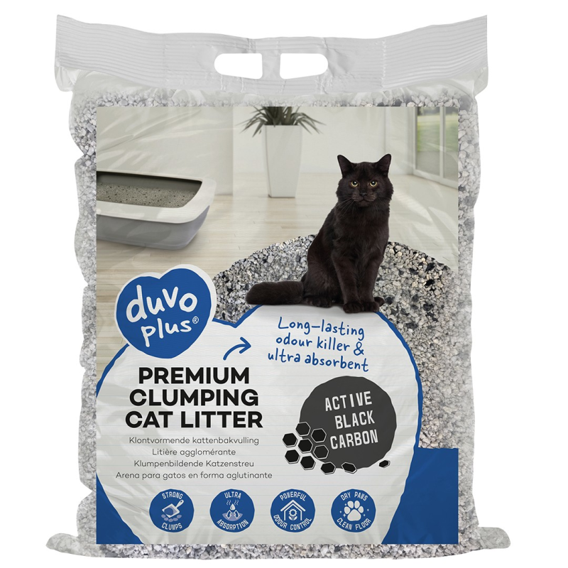 Litière premium active black carbon 12litres | Solution optimale pour chats