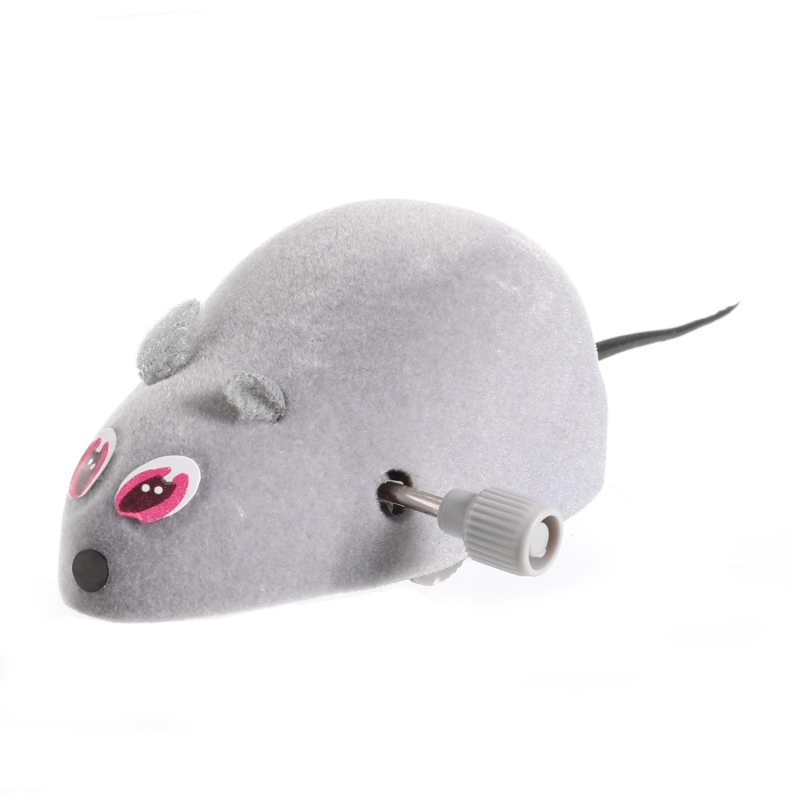 Jouet chat : souris mécanique - Amusement garanti