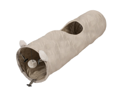 Tunnel de jeu Cozette 25x25x90cm pour chat - Duvoplus