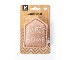 Jouet Maison marron clair pour Chats - Collection Feutrine