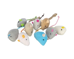 Jouet souris avec corde pour chat - Trixie