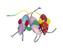 Jouet souris multicolore pour chat - Trixie