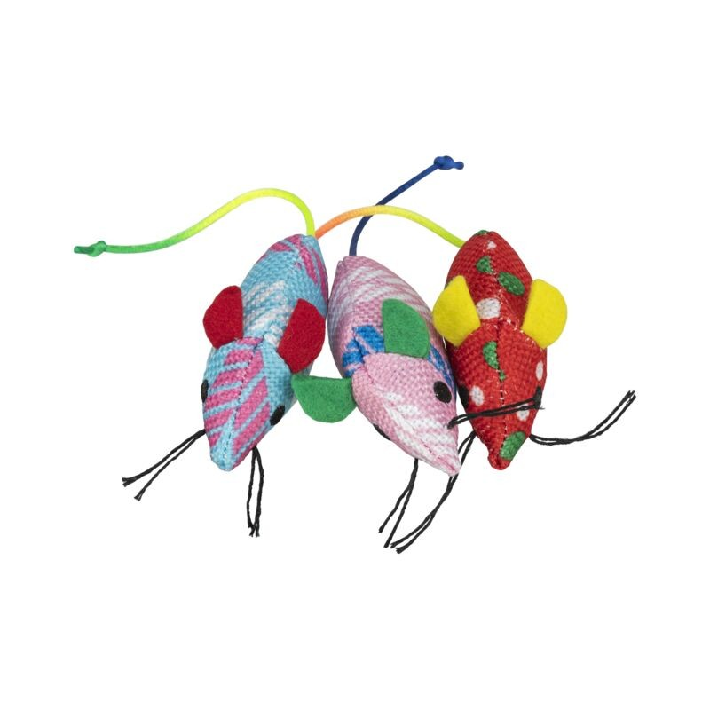 Jouet souris multicolore pour chat - Trixie