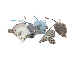 Jouet souris en jean pour chat - Trixie