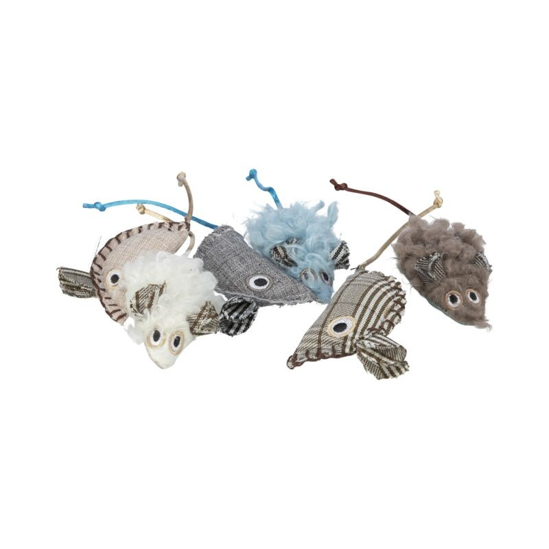 Jouet souris en jean pour chat - Trixie