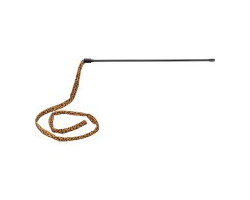 Canne à pêche en plastique léopard pour chats - Jouet amusant et stimulant