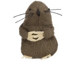 Taupe - peluche pour chat avec catnip | Jouet interactif pour félin