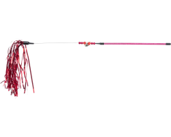 Canne à pêche avec lametta Xmas pour chats | Jouet interactif