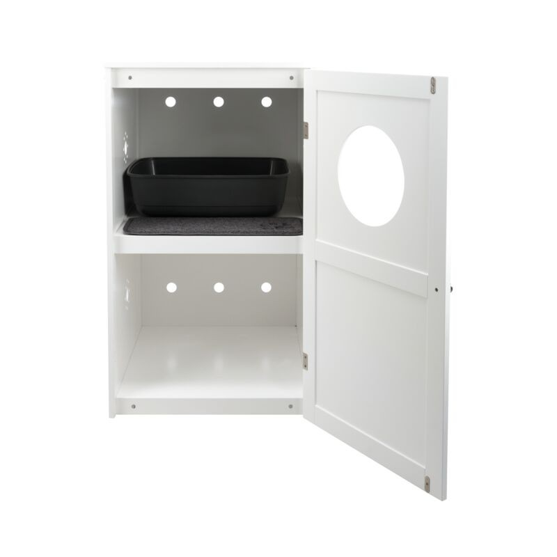 Cabane pour chat avec deux compartiments - Élégante et fonctionnelle