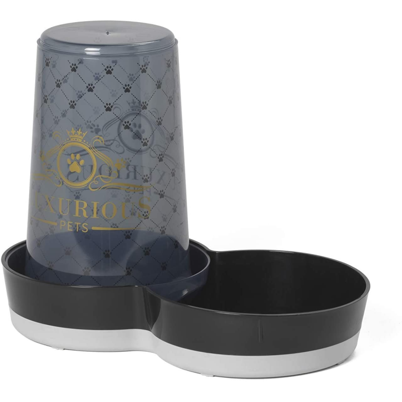 Distributeur de croquettes ou eau Luxurious pour chats et petits chiens