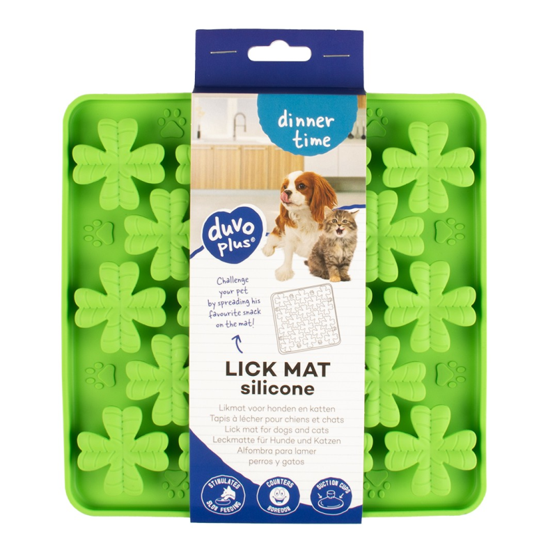 Tapis de léchage Flower pour chat et petit chien - DUVO + | Détente et plaisir