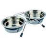 Set écuelles double inox Eat on Feet Trixie - Antibruit pour chiens