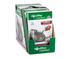 Effilés Vitalité au Bœuf, Haricots & Tomates pour Chat Stérilisé | Alimentation Complète