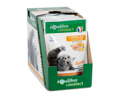 Effilés "Energie" au poulet, courges & agrumes pour chat stérilisé - Alimentation humide
