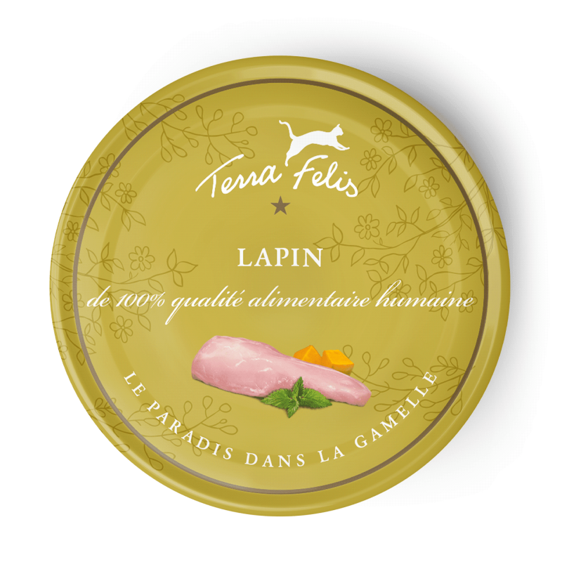 Terra Felis Lapin - Aliment Premium pour Chats Adultes