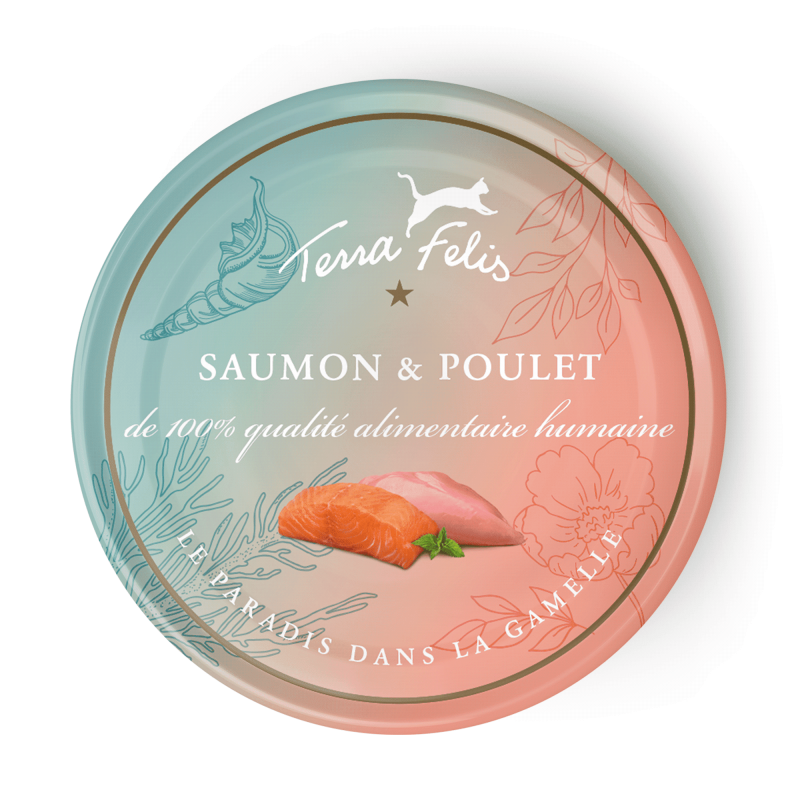 Terra Felis saumon poulet - Aliment complet premium pour chats