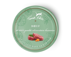 Terra Felis boeuf - Aliment complet pour chats adultes