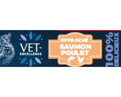 Effiloché saumon et poulet pour chats - Alimentation naturelle et équilibrée