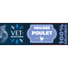 Mousse pour chats poulet - Pâtée complète et équilibrée