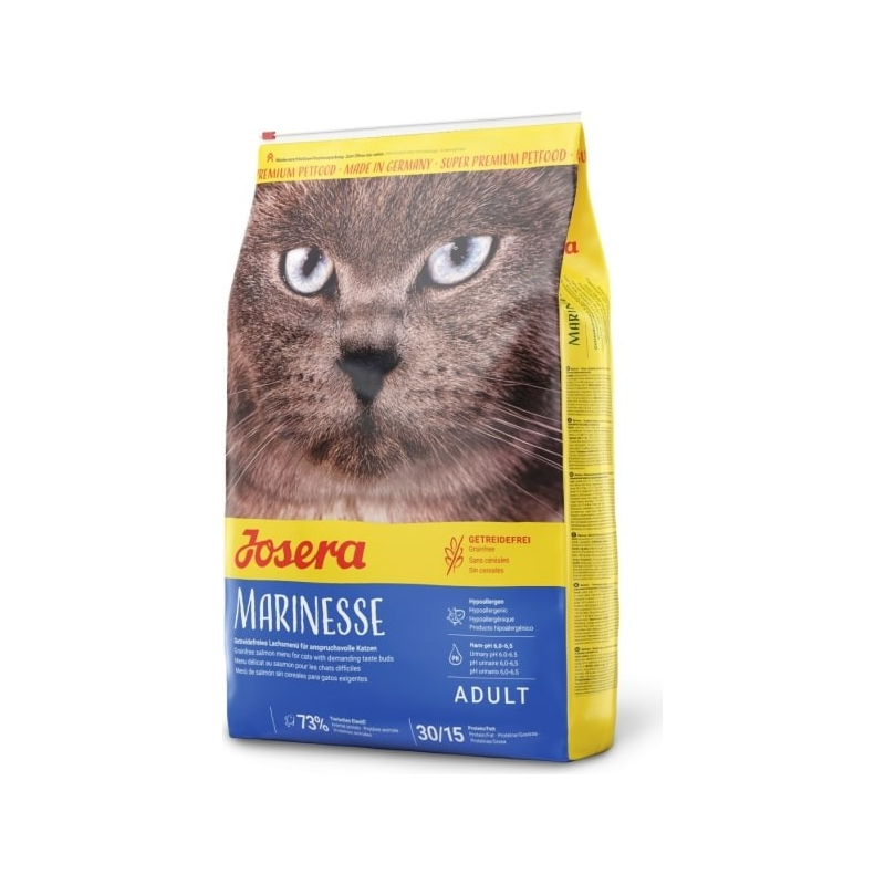 Croquettes Josera Marinesse sans céréales pour chat adulte sensible