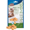 Premio roulé de poulet et thon 50g - Friandises haut de gamme pour chats