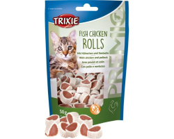 Friandises pour chat Premio Rolls au poulet & au lieu jaune - Trixie