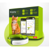 GPS Kippy pour chat - Traceur haut de gamme avec suivi santé