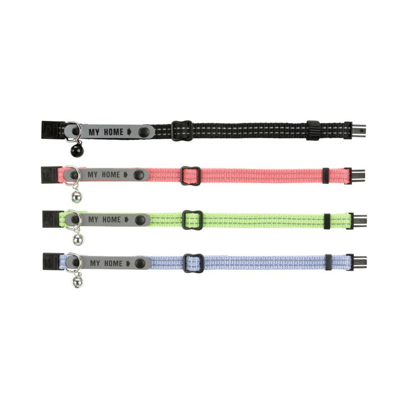 Collier réfléchissant pour chat avec porte-adresse - Trixie