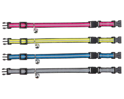 Collier réfléchissant pour chat - Sécurité nocturne