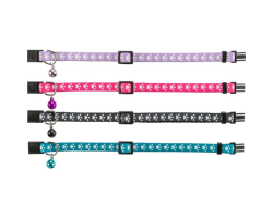 Collier pour chat Trixie avec motif de pattes | Confort et Sécurité