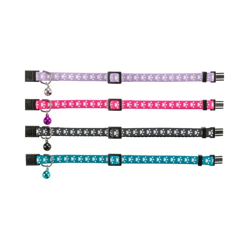 Collier pour chat Trixie avec motif de pattes | Confort et Sécurité