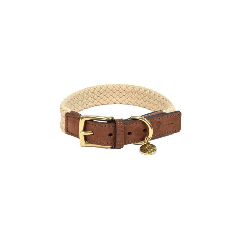 Collier pour chien Tau brun foncé en cuir nubuck | Animalerie Store