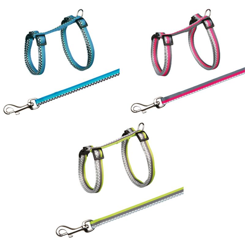 Harnais avec laisse pour chats Freshline - Trixie | Confort et sécurité