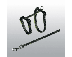 Harnais chaton ou petit chat avec laisse - Promenade sécurisée