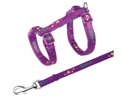 Harnais avec laisse pour chat Trixie – Confort et sécurité