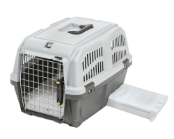 Caisse de transport plastique pour chat Skudo 60 cm - Résistante et confortable