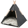 Abri Tipi gris Trixie pour chiens et chats - Confort et style