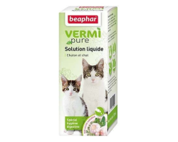 Solution purge aux plantes pour chat VERMIpure - Santé digestive