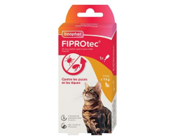 FIPROtec chat 50mg - Protection contre puces et tiques