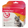 FIPROtec Pipettes antiparasitaires Fipronil pour chat - Lot de 6