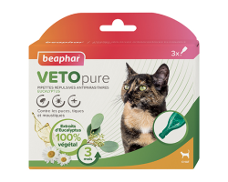 Pipettes antiparasitaires Eucalyptus pour chat - Beaphar
