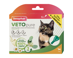 Pipettes antiparasitaires Eucalyptus pour chat | Beaphar
