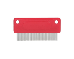 Peigne à puces sans manche - Toilettage efficace pour chiens